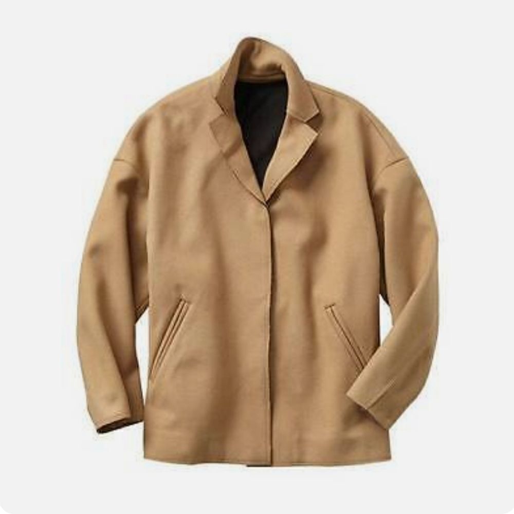 GAP drop shoulder wool blend jacket
